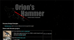 Desktop Screenshot of orions-hammer.com